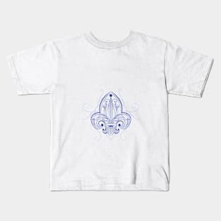 Fleur de lis trinity Kids T-Shirt